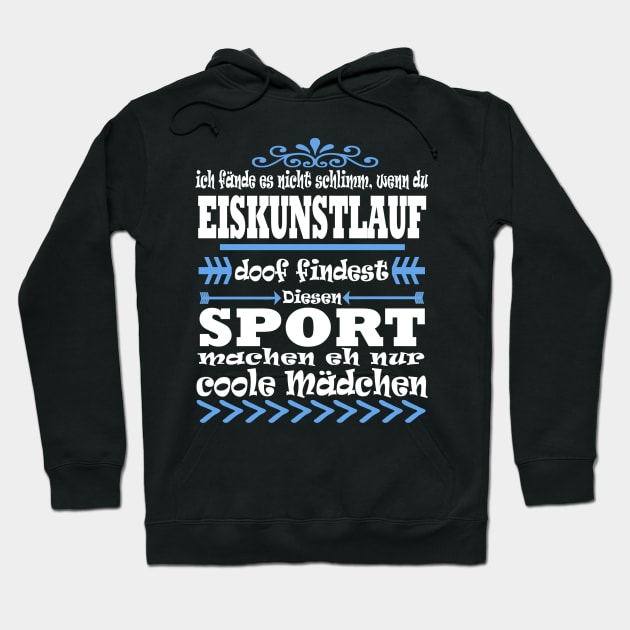 Eiskunstlauf Mädchen Eis Pirouette Frauen Hoodie by FindYourFavouriteDesign